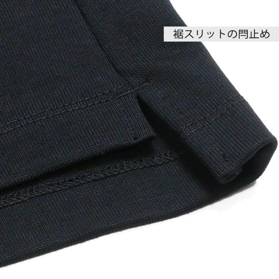 Revenir リブ二ール メンズ クルーネック 半袖 カットソー スピンギザコットン Tシャツ ホワイト ブラック int-001 国内正規品｜up-avanti｜13