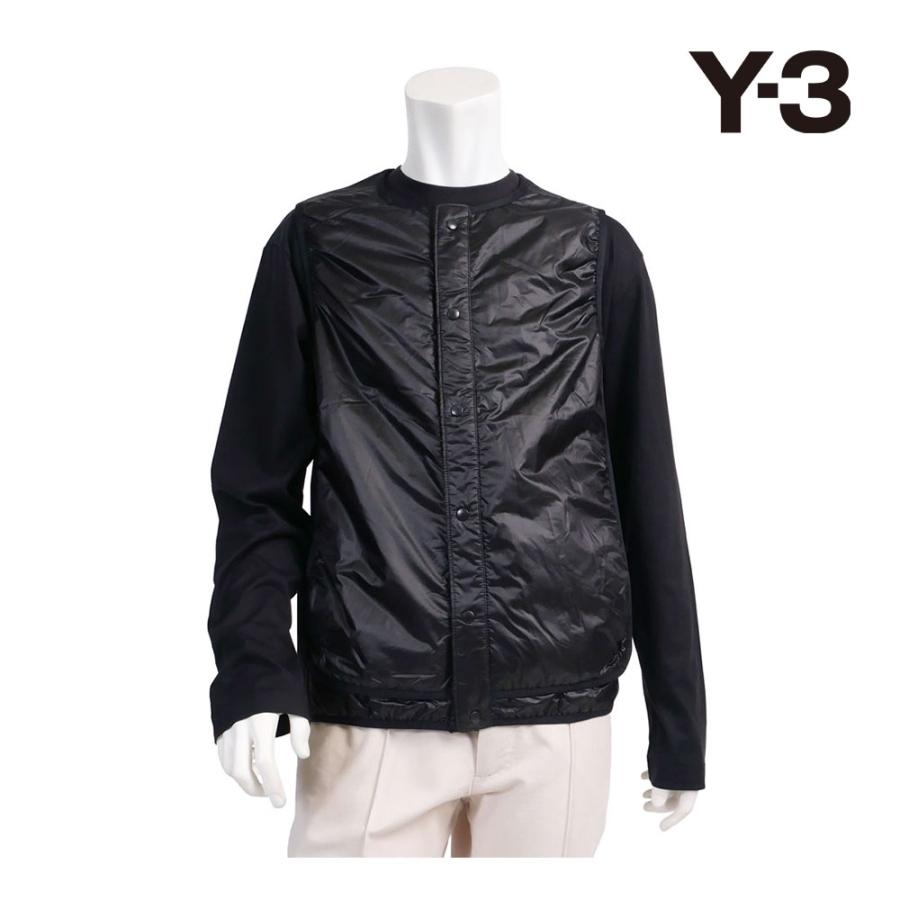 Y-3 ワイスリー メンズ ライナー ベスト 中綿 リサイクルナイロン ブラック M LINER VEST iw7477-appa24 国内 ...
