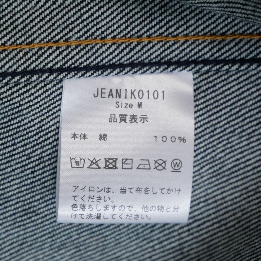 Jeanik ジーニック 1stモデル デニムジャケット indigo S M L XL jeanik0101の画像
