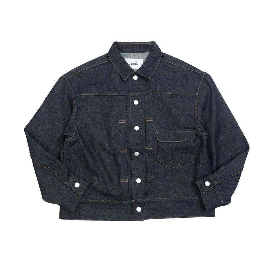 Jeanik ジーニック 1stモデル デニムジャケット indigo S M L XL jeanik0101の画像