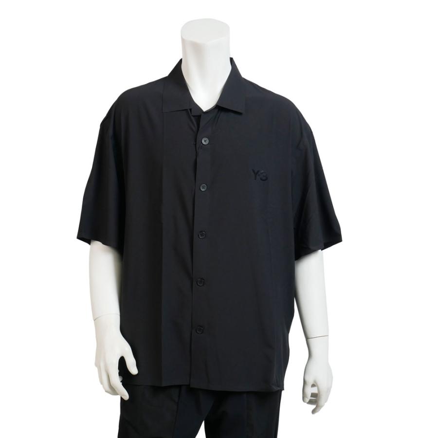 Y-3 ワイスリー LITE WOVN SHIRT 半袖 Yシャツ メンズ ブラック ライト ウーブン シャツ XS S M jd1457 BLACK | Y-3 | 01