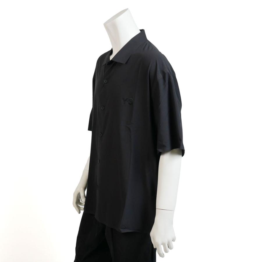 Y-3 ワイスリー LITE WOVN SHIRT 半袖 Yシャツ メンズ ブラック ライト ウーブン シャツ XS S M jd1457 BLACK | Y-3 | 02