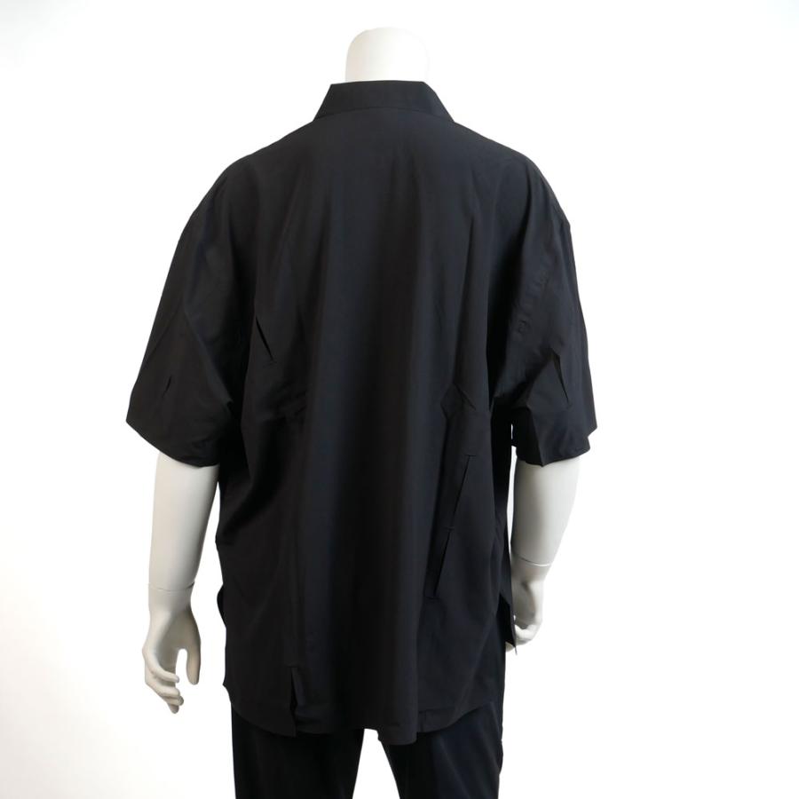 Y-3 ワイスリー LITE WOVN SHIRT 半袖 Yシャツ メンズ ブラック ライト ウーブン シャツ XS S M jd1457 BLACK | Y-3 | 03