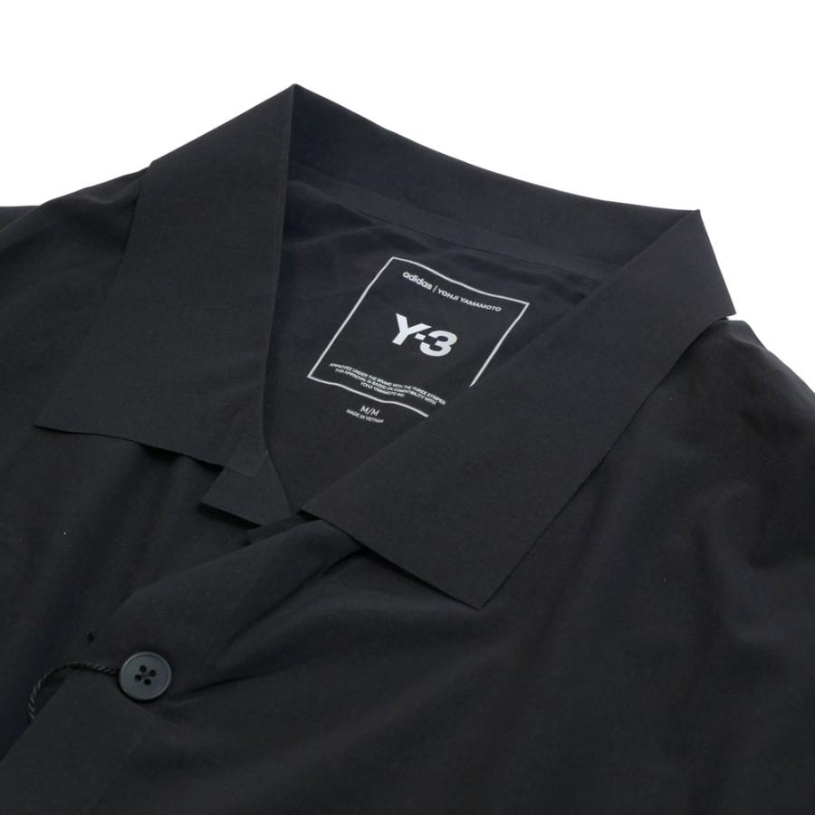 Y-3 ワイスリー LITE WOVN SHIRT 半袖 Yシャツ メンズ ブラック ライト ウーブン シャツ XS S M jd1457 BLACK | Y-3 | 08