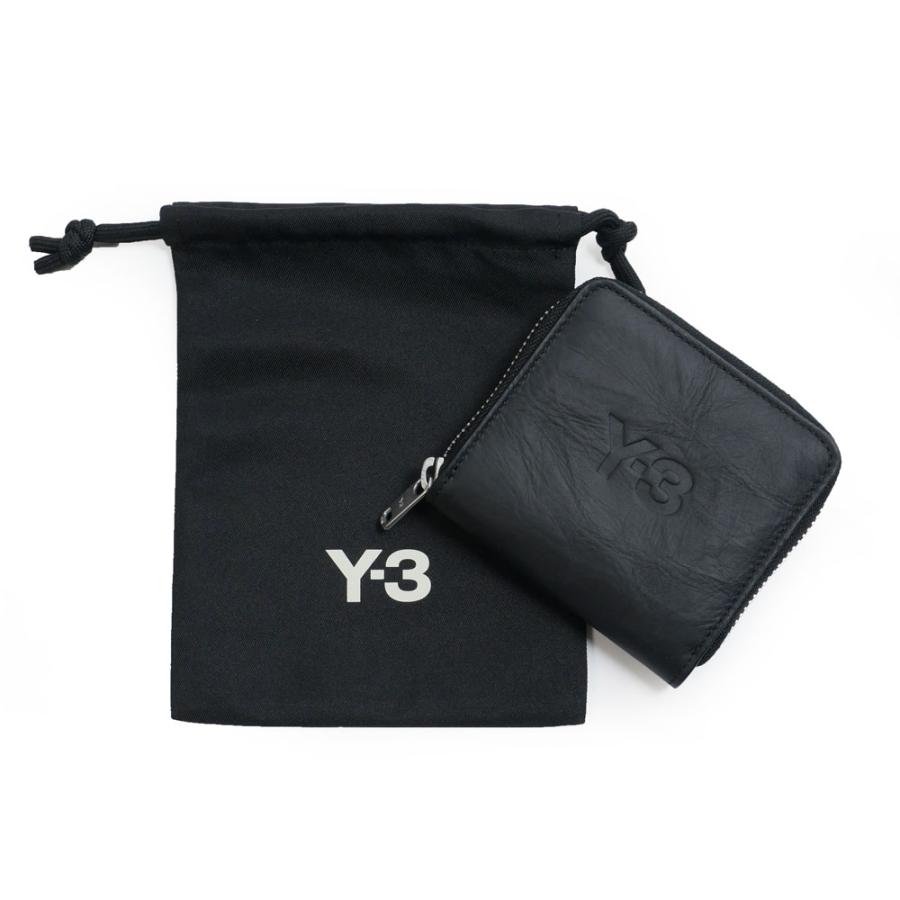 Y-3 ワイスリー WALLET 財布 ラウンドジップ 2つ折り メンズ ブラック