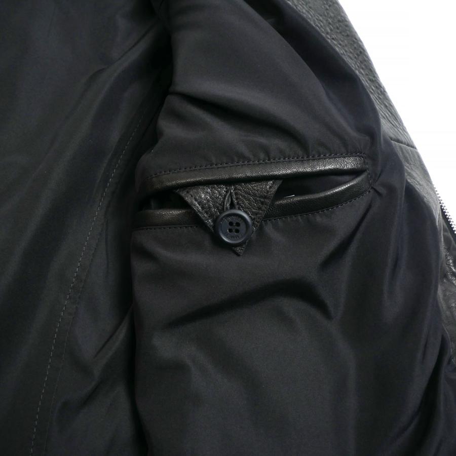 EMMETI エンメティ JURI SP NUOVA ZELANDA ユリ レザー ジャケット nero-nu 46 48 50の画像