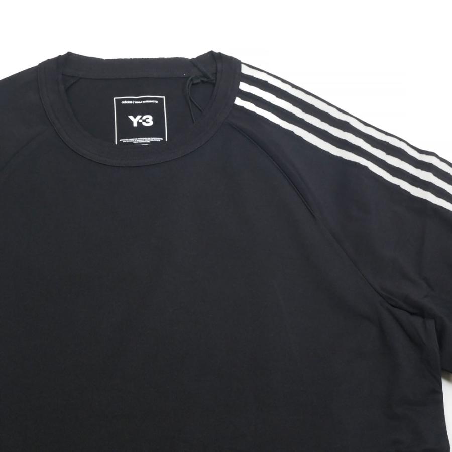 Y-3 ワイスリー U RE 3S SS TEE 3ライン Tシャツ black kq9795 2XS XS 