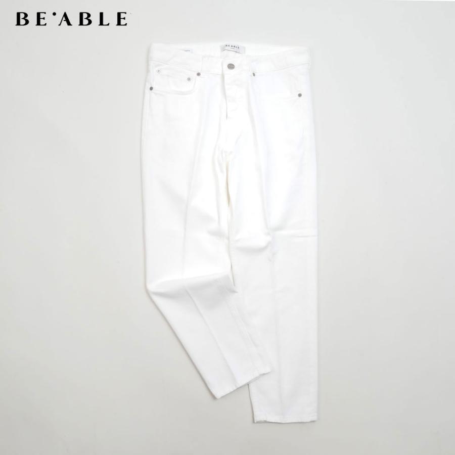 BE ABLE ビーエイブル デニム パンツ leonardo shorte ホワイト | 