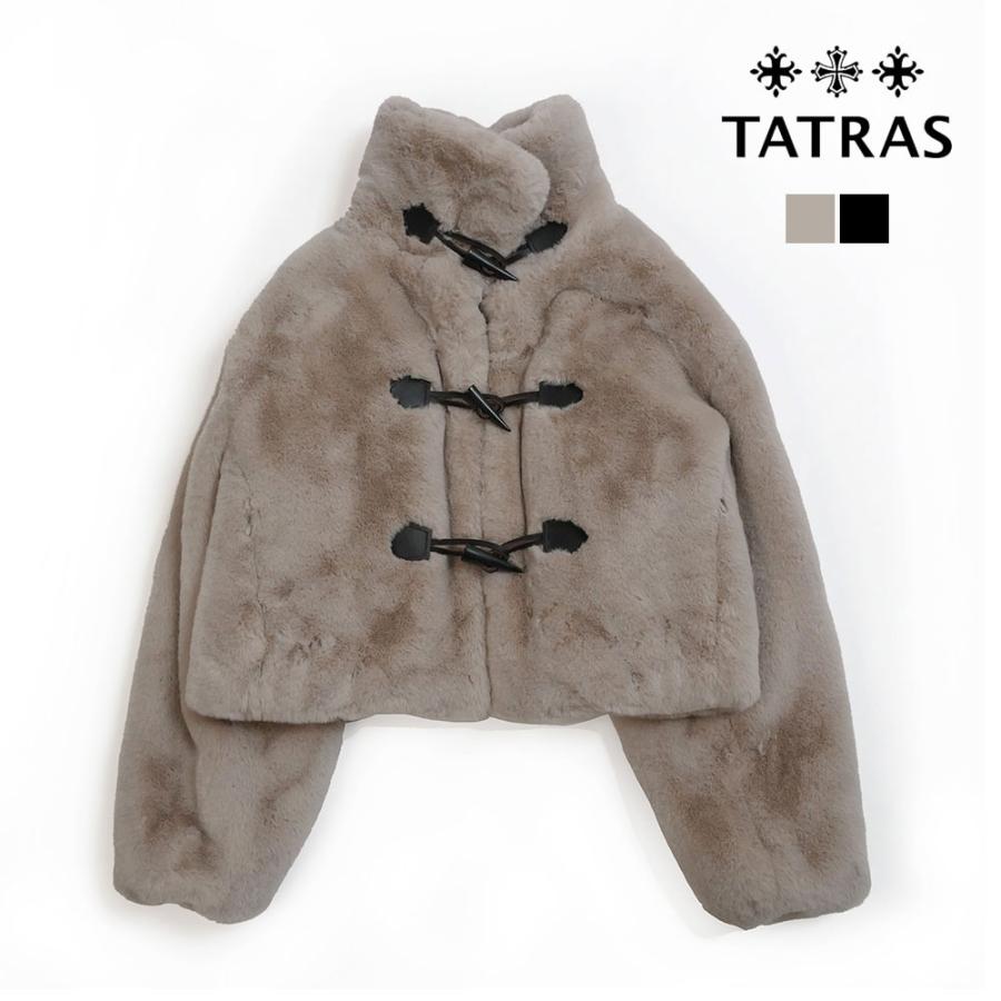 TATRAS（タトラス） パルタンナ ファー ブルゾン l.gray black 