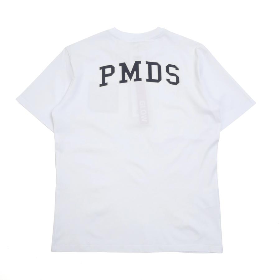 P.M.D.S ピーエムディーエス メンズ 半袖カットソー Tシャツ ホワイト 