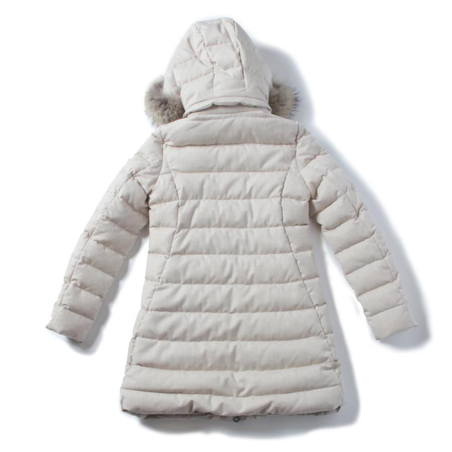 TATRAS タトラス レディース LAVIANA ラビアナ ウール ダウンコート ミドル丈 ラクーン ファー ltat22a4571-d 国内正規品の画像