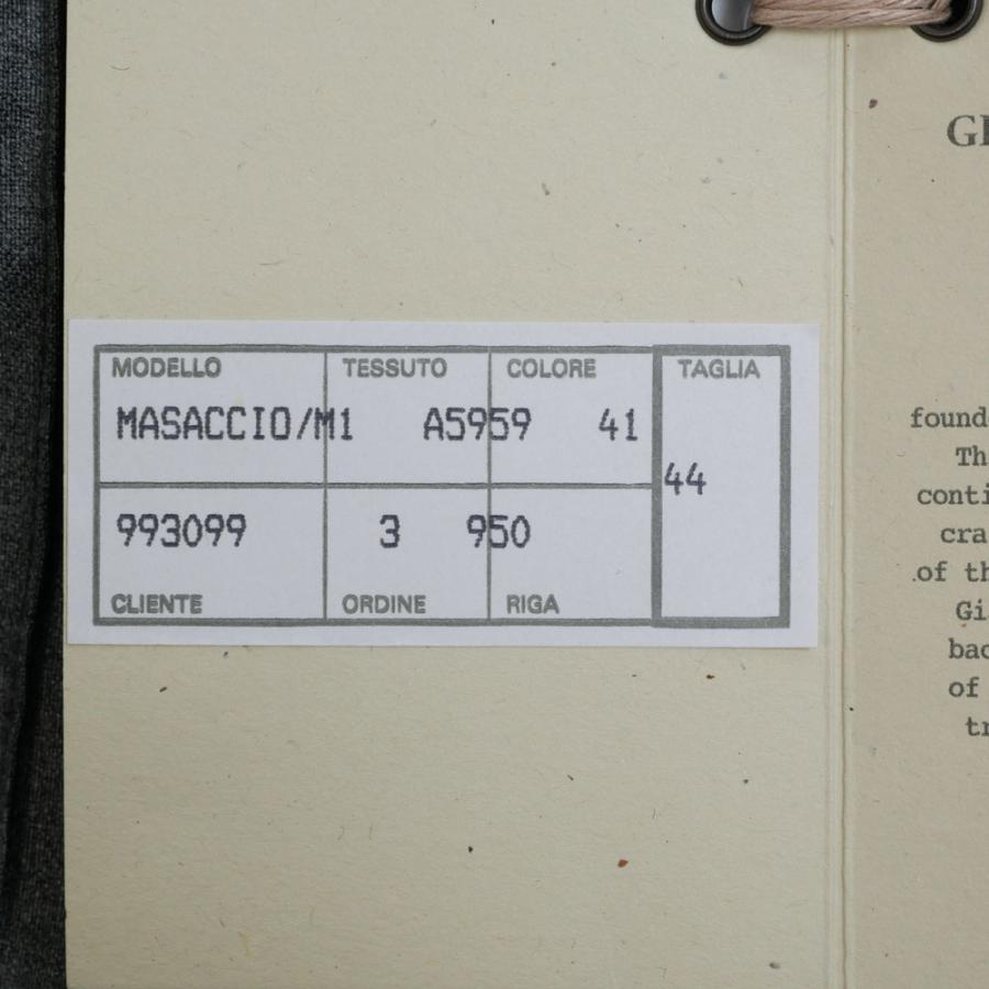 【SALE】giab's archivio ジャブスアルキヴィオ MASACCIO TROPICAL WOOL マサッチョ パンツ スラックス m1-a5959の画像
