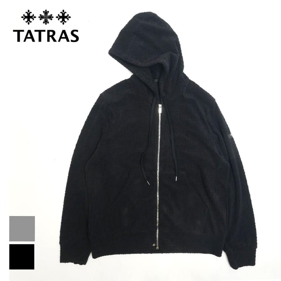 TATRAS タトラス DOVINO ドヴィーノ パイル パーカー black l.gray mckz0469063588 2 3 4 | TATRAS