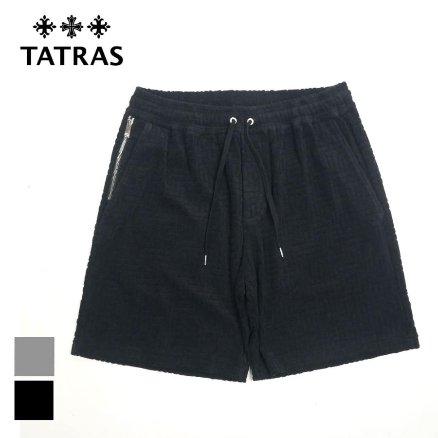 TATRAS タトラス NAVA ナヴァ パイル ショートパンツ black l.gray mckz0470103588 2 3 4 | TATRAS