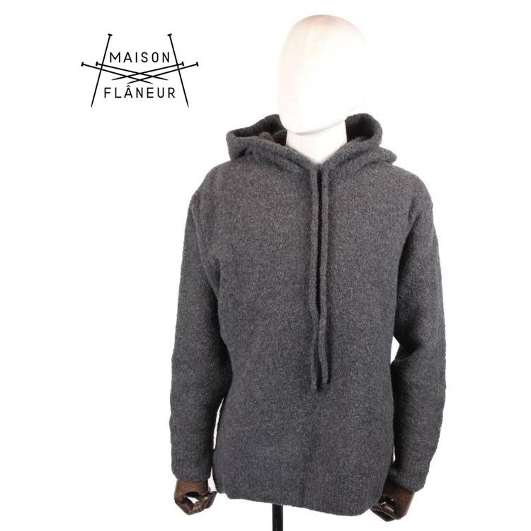 【国内正規品】MAISON FLANEUR メゾン・フラネ―ル ニットパーカー ブークレ素材 ウールナイロン MMF20A9037 GRAY グレー  :mmf20a9037-07:un passo AVANTI - 通販 - Yahoo!ショッピング