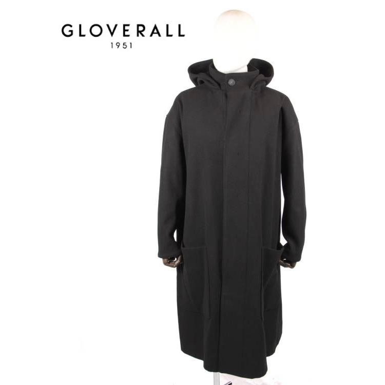 GLOVERALL STUDIO NICHOLSON フーデッドコート ブラック-