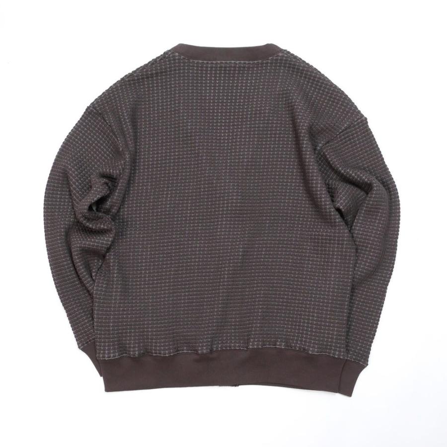 Seagreen シーグリーン メンズ ONI WAFFLE CARDIGAN オニワッフルカーディガン msea22a8282-m 国内正規品｜up-avanti｜22