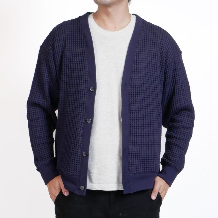 Seagreen シーグリーン メンズ ONI WAFFLE CARDIGAN オニワッフルカーディガン msea22a8282-m 国内正規品｜up-avanti｜06