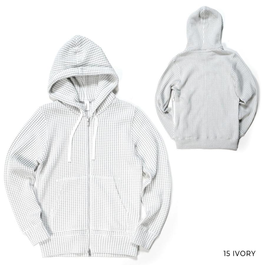 SEAGREEN（シーグリーン） ONI WAFFLE HOODIE メンズ オニワッフル
