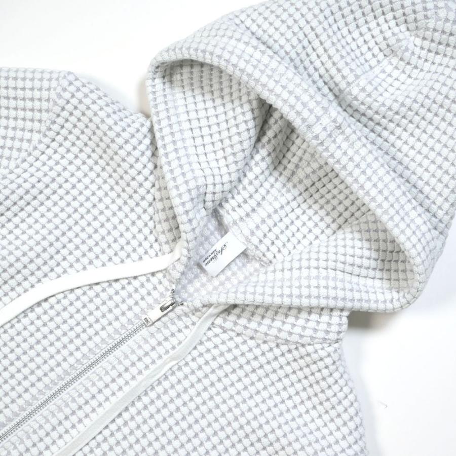 Seagreen オニワッフル ジップアップパーカー 04 UA0007 SEAGREEN（シーグリーン） ONI WAFFLE HOODIE メンズ オニワッフル