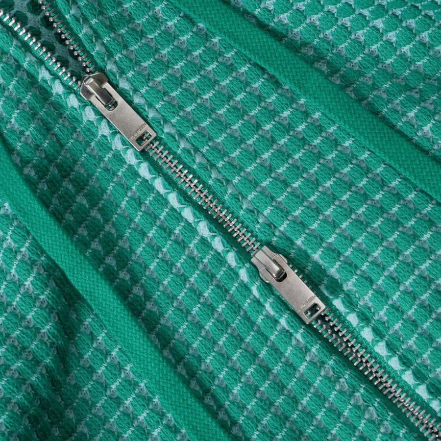SEAGREEN（シーグリーン） メンズ ビッグワッフル フーディー ジップ 