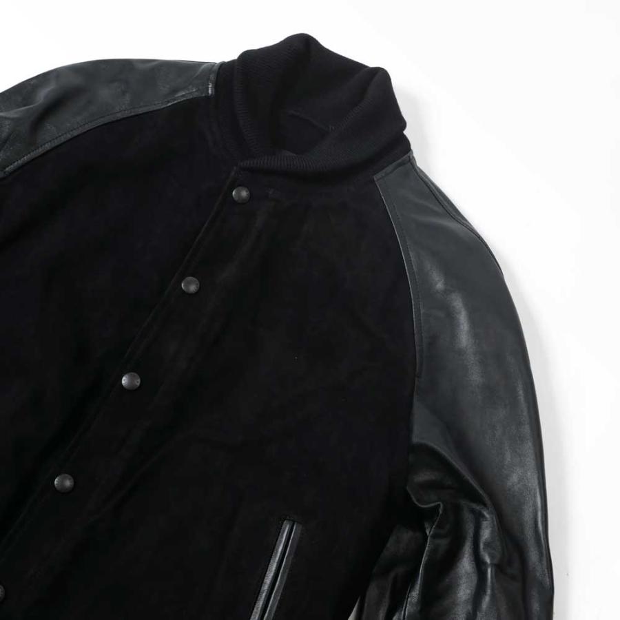 【希少】エンメティ ゴートスキン やぎ革 ノーカラーコートEMMETI スエード EMMETI - JACK (ジャック) / Gジャン型 ゴートスキン スエード