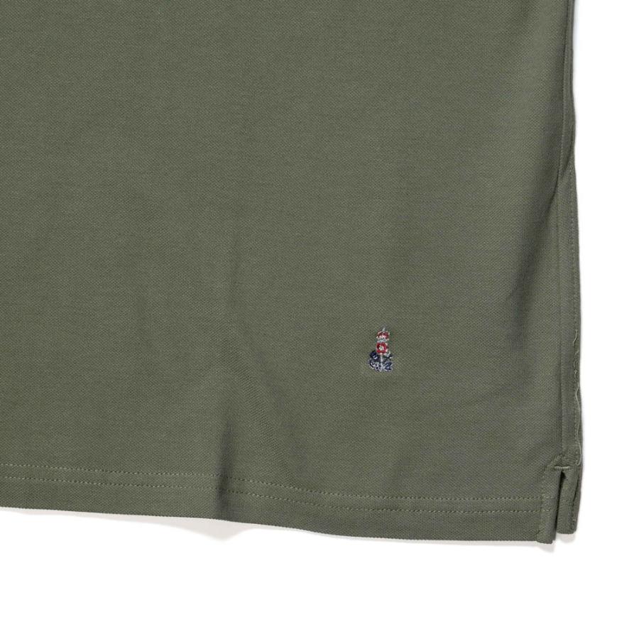 取寄 GUY ROVER ギローバー メンズ 半袖 鹿の子 ポロシャツ ホリゾンタルカラー pc207-521500 国内正規品