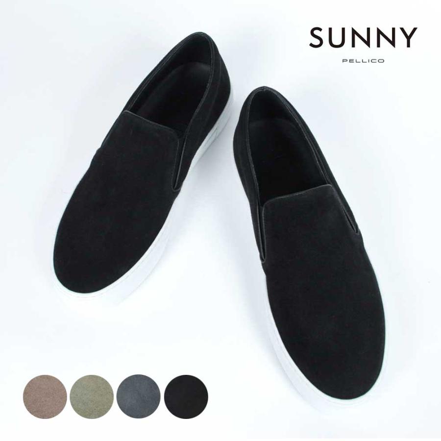 PELLICO SUNNY（ペリーコサニー） メンズ スエード スリッポン