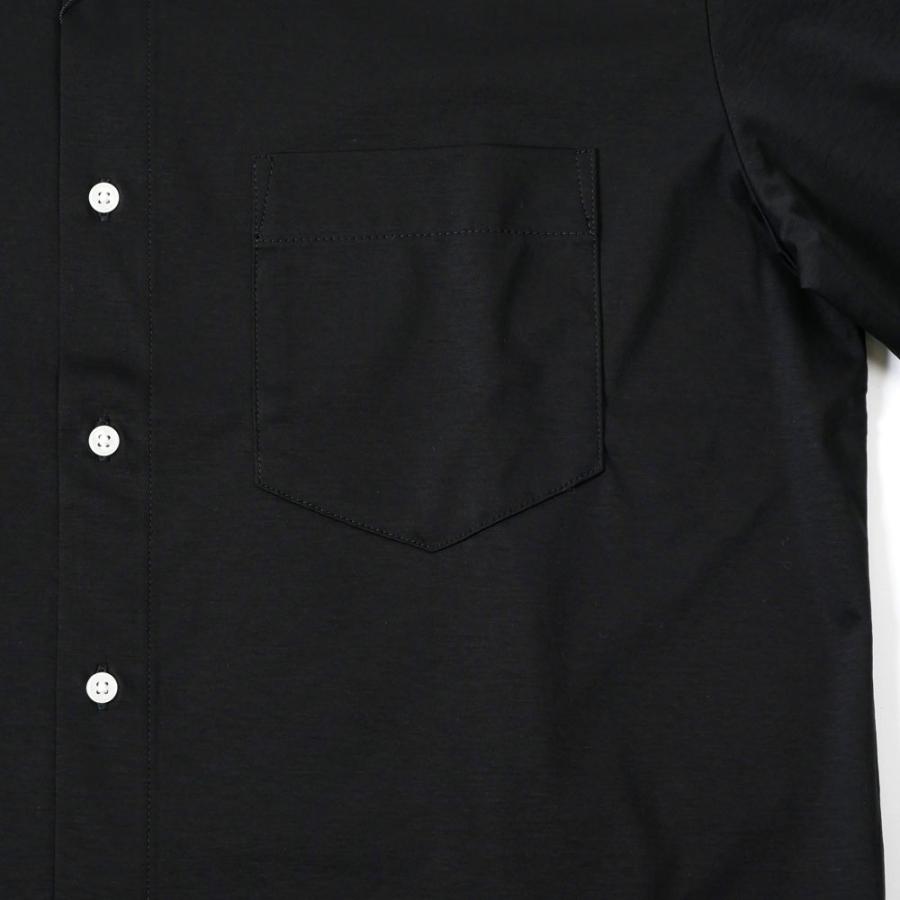 THREE DOTS スリードッツ メンズ シルキーペーパー コットン シャツ 長袖 ロングスリーブ ps212m ホワイト ブラック 2023-24AW 国内正規品 | three dots | 08