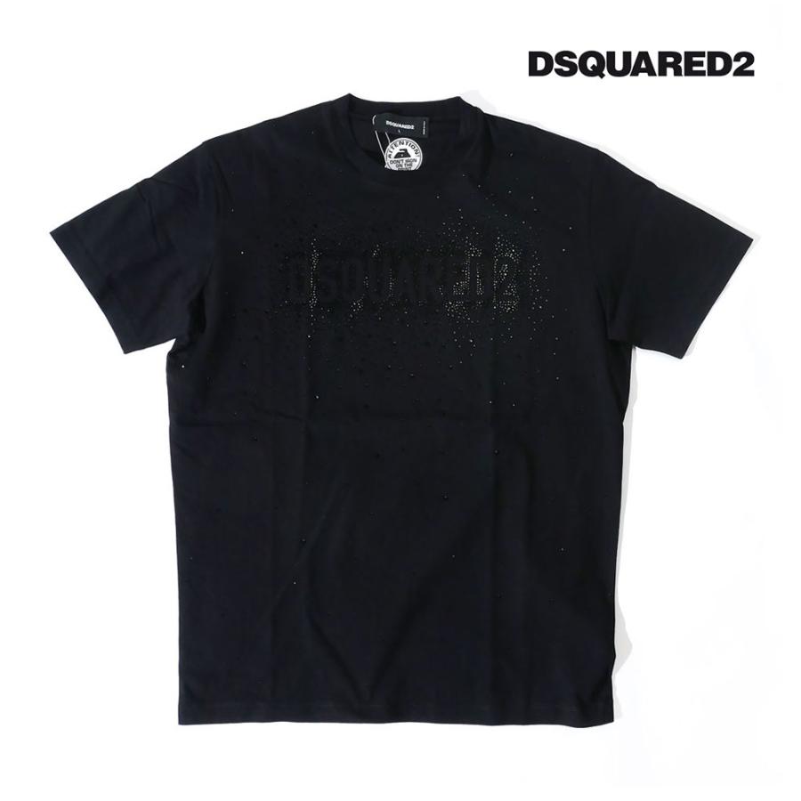 DSQUARED2 ディースクエアード メンズ Cool Fit Tee スタッズ Tシャツ 