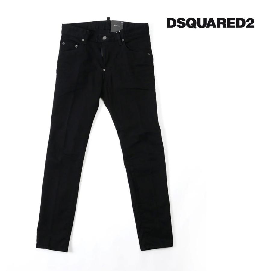 DSQUARED2 ディースクエアード メンズ デニム SkaterJean スケーター ブラック デニムパンツ ストレッチ スリム  s74lb1282 国内正規品 : s74lb1282 : un passo AVANTI - 通販 - Yahoo!ショッピング