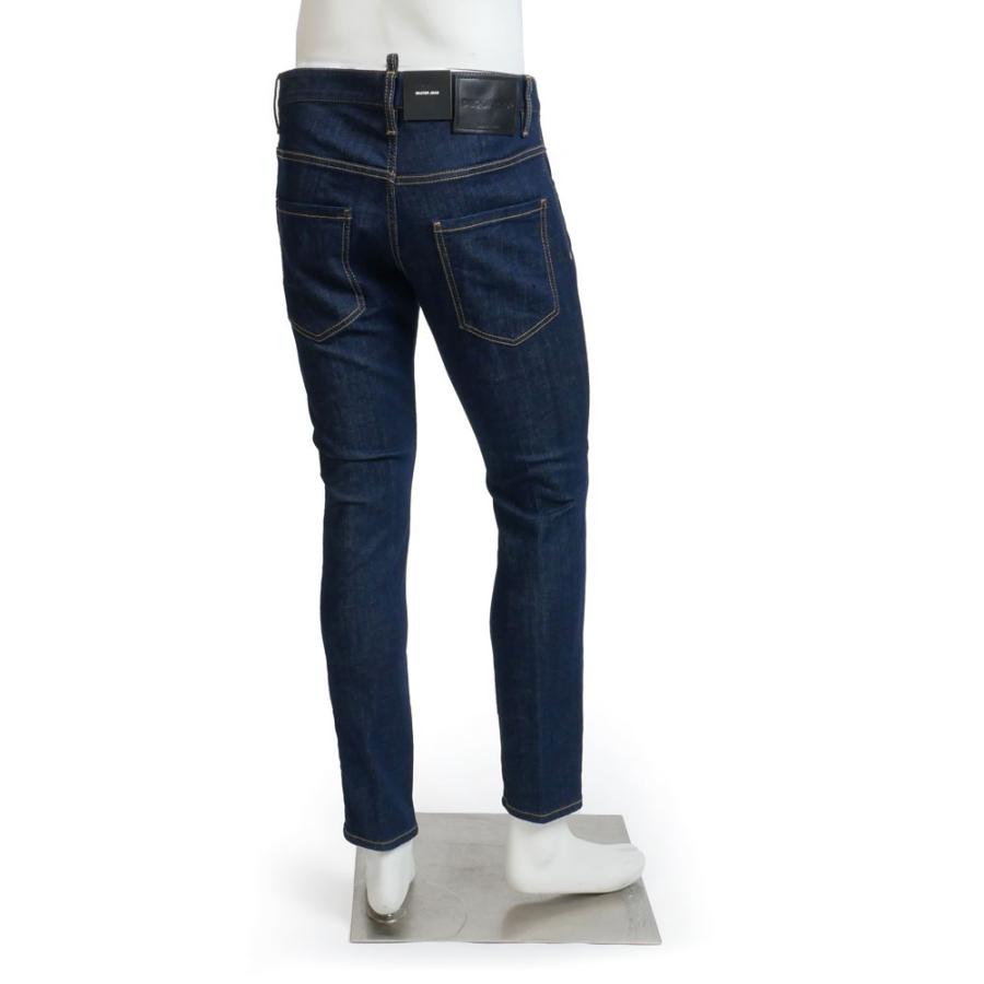 【セール】DSQUARED2 ディースクエアード SkaterJean スケータージーン メンズ ネイビー デニムパンツ s74lb1425_2