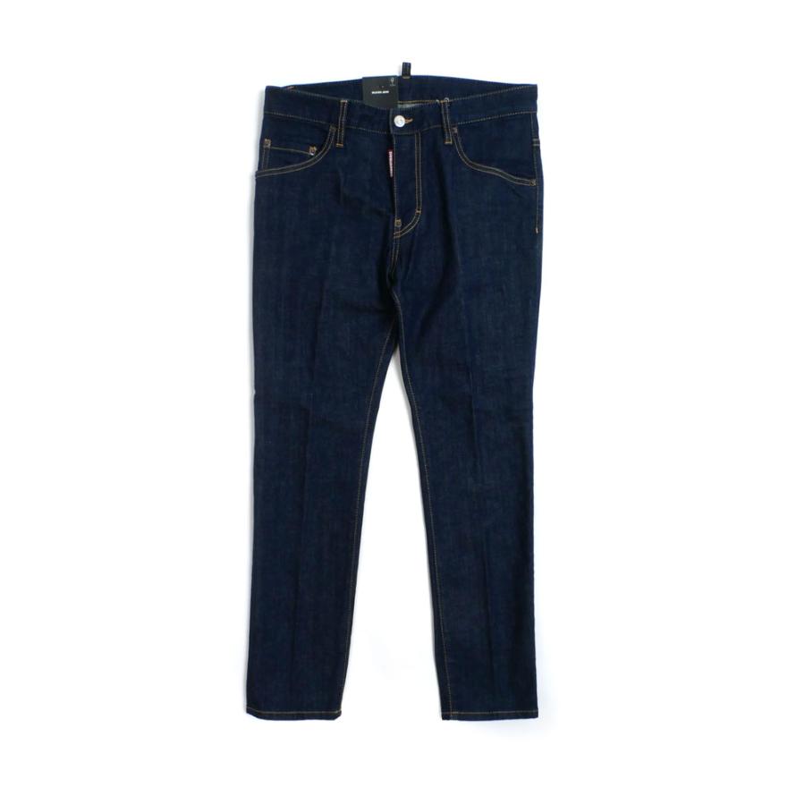 【セール】DSQUARED2 ディースクエアード SkaterJean スケータージーン メンズ ネイビー デニムパンツ s74lb1425_3