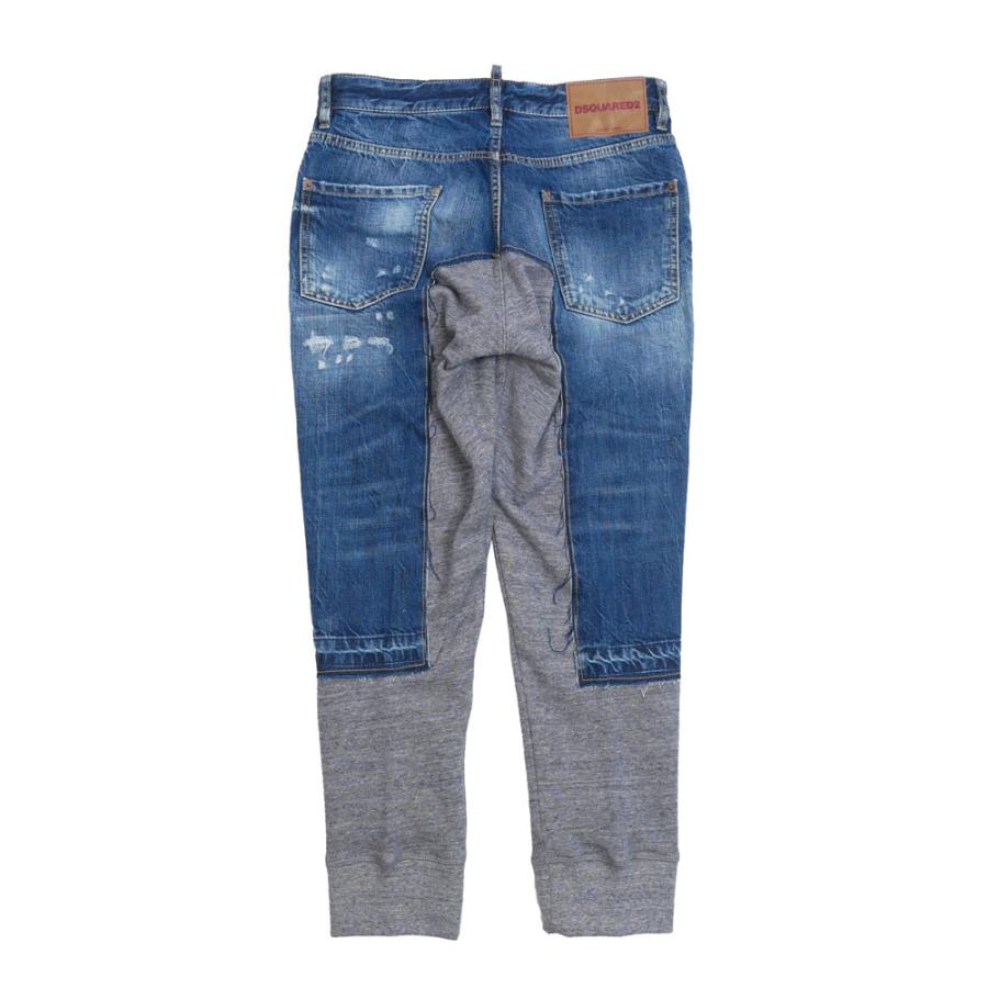 DSQUARED2 ディースクエアード デニム パンツ Hybrid Jean s74lb1881 42 44 46 470NavyBlueの画像