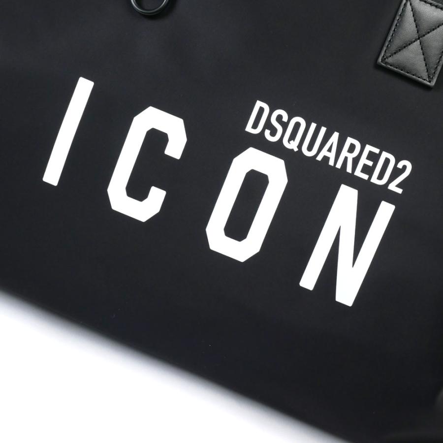 DSQUARED2 ディースクエアード メンズ Be ICON DUFFLE ダッフルバッグ ショルダーバッグ ブラック s82df0046 2023-24AW/秋冬 国内正規品の画像