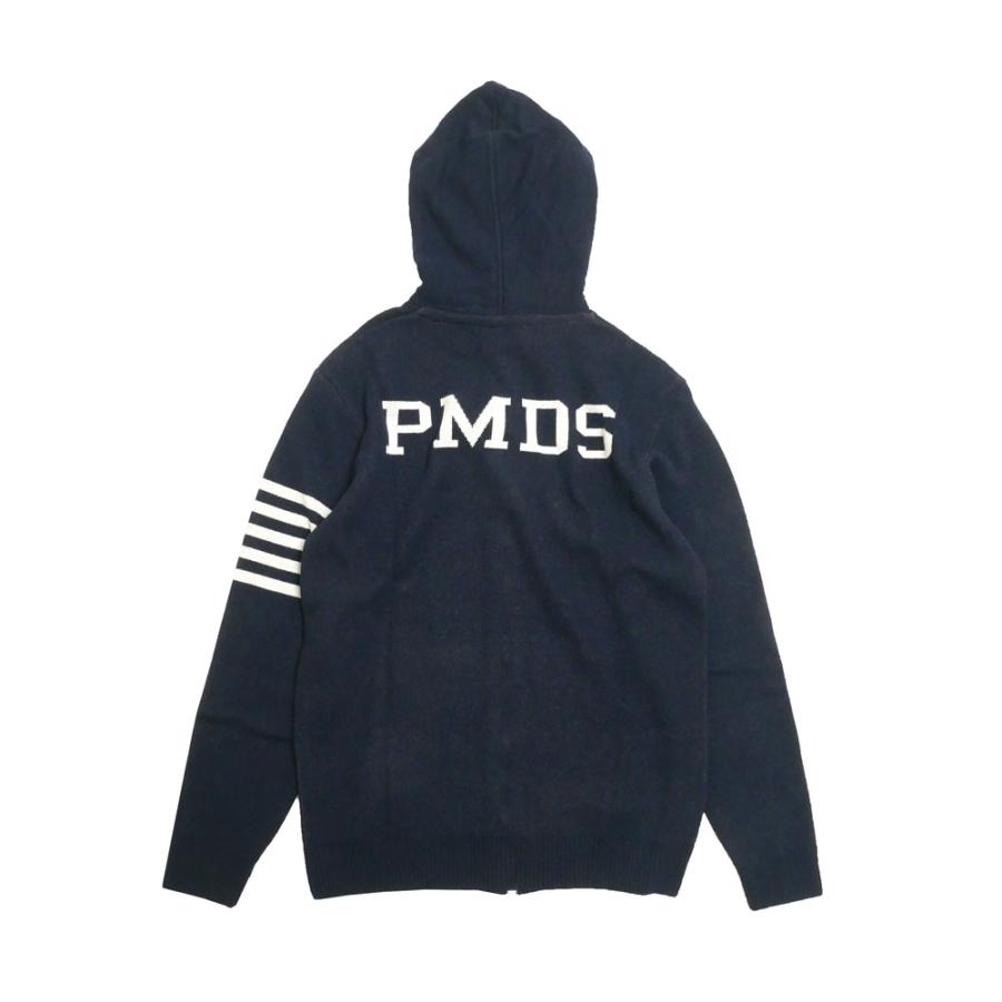P.M.D.S. イタリア製 ジップ パーカー L ネイビー フーディ P.M.D.S. イタリア製 ジップ パーカー L ネイビー フーディの通販はau