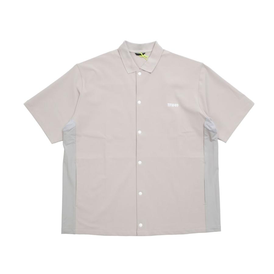 TFW49 ティーエフダブリュー49 シャツ 半袖 ベージュ ブラック L XL t062610002 | TFW49 | 01