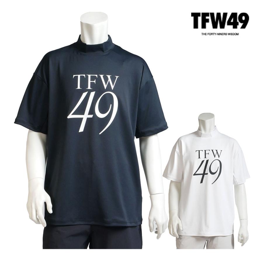 TFW49 ティーエフダブリュー49 モックネック Tシャツ ホワイト