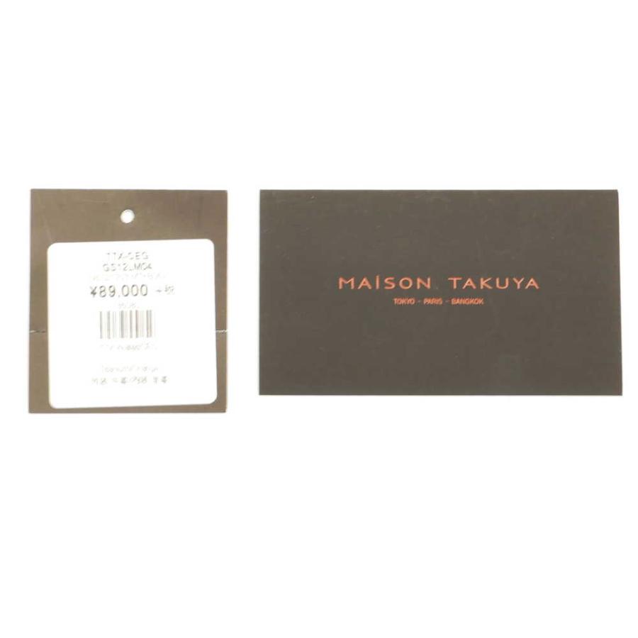 MAISON TAKUYA メゾンタクヤ コンビネーションロングウォレット メンズ 長財布 German Shrunken Calf 本革 TTX-CEG 国内正規品の画像