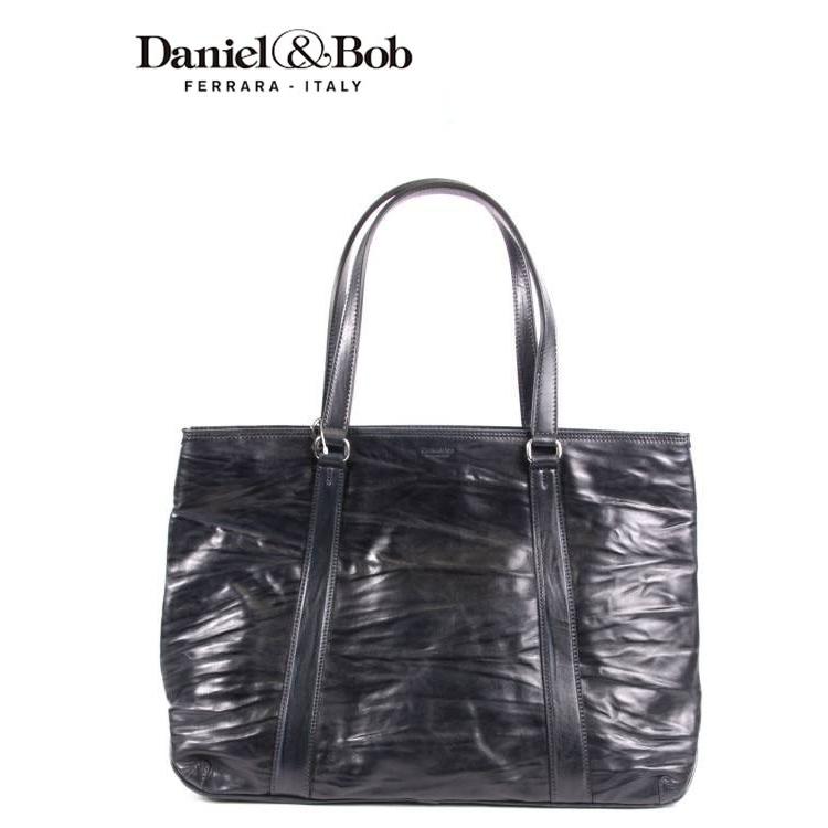 Daniel & Bob LEVIN ブラック RODI レザートートバッグ