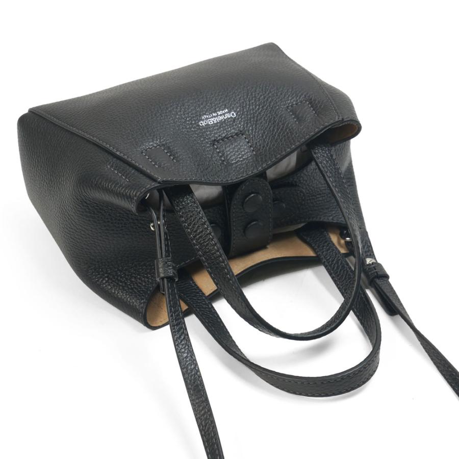 Daniel&Bob ダニエルアンドボブ TOTONA21 ミニ トートバッグ レザー アルチェ アコピアート 99nero u601の画像