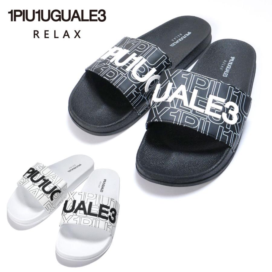 1piu1uguale3 Relax ウノピゥウノウグァーレトレ リラックス Logo Sandal メンズ シャワーサンダル シンプル ロゴ Usx