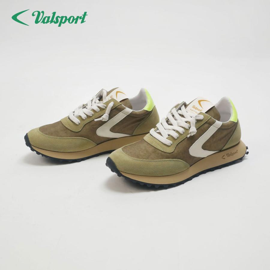 VALSPORT ヴァルスポルト スニーカー START HERITAGE NYLON VINTAGE FLUO vsr3041m olive 41 42 43 44 | Valsport