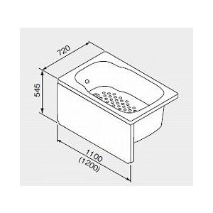 ノーリツ ガス給湯機器 バスイング（GTS）専用部材 FRP浴槽SP L/R 【右排水】 1200mmタイプ【1272/C0 R】【1272-C0R】