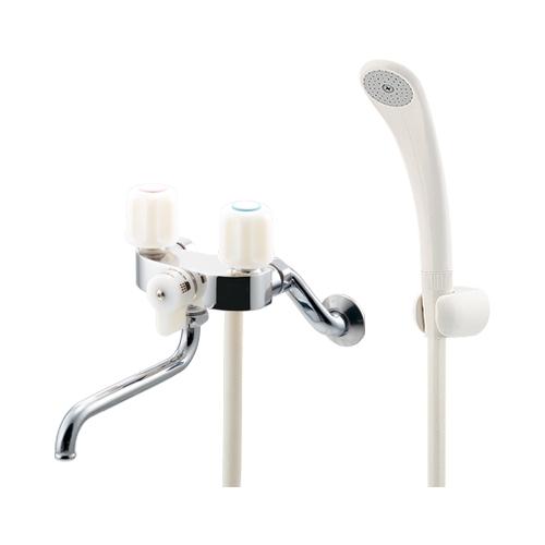 カクダイ KAKUDAI2ハンドルシャワー混合栓