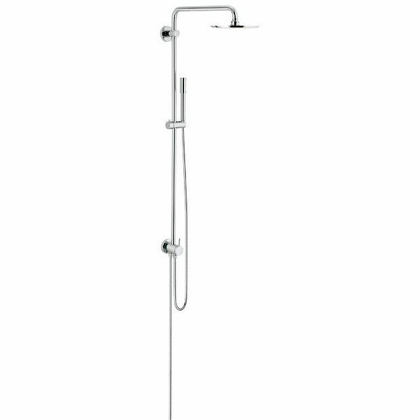 【直送商品】 GROHE[グローエ] シャワーシステム＆シャワー 【27 058 00J】 シャワーシステム ダイバーター切替タイプ｜up-b