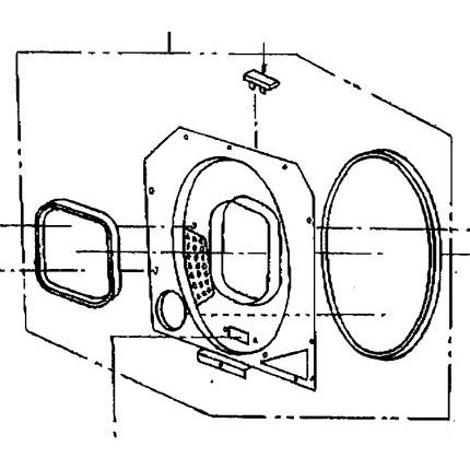 TOSHIBA（東芝） 衣類乾燥機 ドラム支え組立 部品コード 39230604
