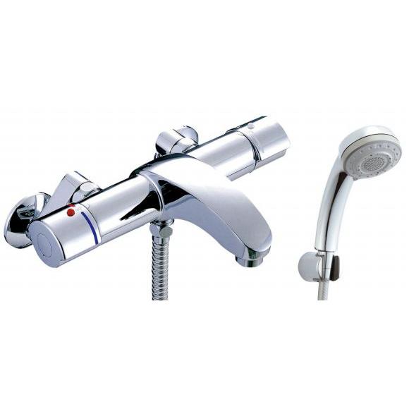INAX LIXIL・リクシル シャワーバス水栓 BF-A147TNSB アウゼ ＋ エコフル多機能シャワー サーモスタット付シャワーバス水栓 [寒冷地対応商品] BFA147TNSB