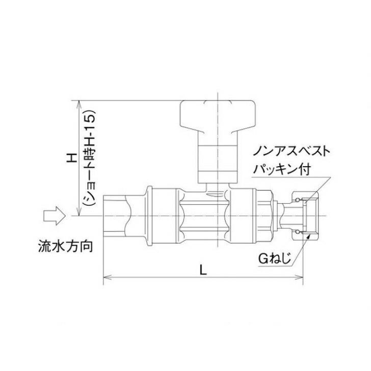 オンダ製作所 ONDA 【CB26-2020M-S】 逆止弁付BV20×3/4 : 住宅設備の