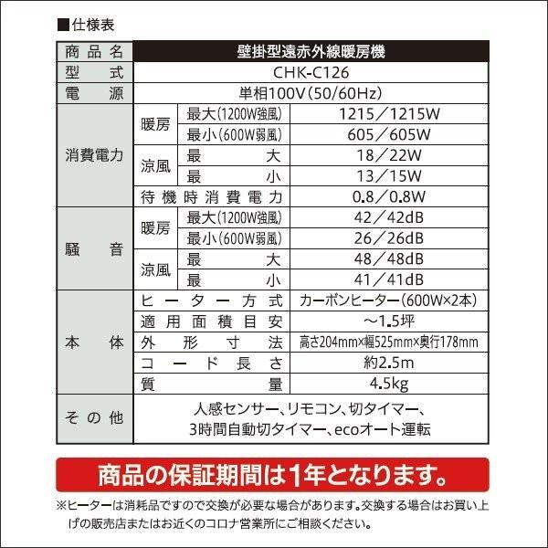 CORONA(住宅設備) コロナ CORONA 壁掛型遠赤外線暖房機 CORONA(住宅設備) コロナ CORONA 壁掛型遠赤外線暖房機